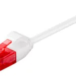GOOBAY καλώδιο δικτύου 93691, CAT 6 U/UTP, slim, copper, 0.5m, λευκό - 4040849936913
