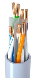 POWERTECH καλώδιο δικτύου CAB-N295, Cat 6 U/UTP, copper, 100m, γκρι - 5210131063385
