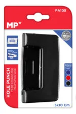 MP διακορευτής PA105-BK, 5 x 10cm, 2 τρύπες, μαύρος - 8435250910205 - Image 2