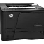 HP used Printer M401DNE, laser, mono, low toner -