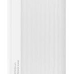 USAMS power bank US-CD205, 2x USB θύρες εξόδου, 10000mAh, 10W, λευκό - 6958444905518