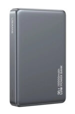 USAMS power bank CD242, magnetic wireless, USB-C έξοδος, 10000mAh, 20W, γκρι - 6958444993096 - Image 2