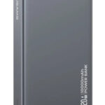 USAMS power bank CD242, magnetic wireless, USB-C έξοδος, 10000mAh, 20W, γκρι - 6958444993096