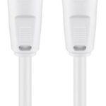 GOOBAY καλώδιο κεραίας αρσενικό σε θηλυκό 11510, <70dB, CCS, 1.5m, λευκό - 4040849115103
