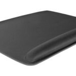 DELOCK mousepad για laptop με στήριγμα καρπού 12601, 320x420mm, μαύρο - 4043619126019