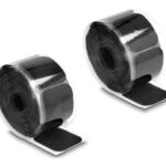 DELOCK αυτοκόλλητα τύπου Velcro 19106 σε ρολό 3m, 45x50mm, μαύρο - 4043619191062