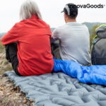 InnovaGoods Μονό Φουσκωτό Στρώμα με Μαξιλάρι σε Γκρι χρώμα - Image 5