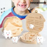 InnovaGoods Κουτάκι για Δόντια Μωρού από Ξύλο για Κορίτσι - Image 2