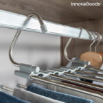 InnovaGoods Havser Κρεμάστρα Ντουλάπας για Παντελόνια Μεταλλική σε Ασημί Χρώμα V0103543 - Image 6