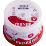 MAXELL DVD-R 275701, 4.7GB, 120min, 16x speed, printable, Cake 50τμχ - 4902580508975