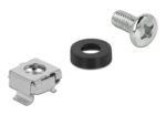 DELOCK σετ βίδες με παξιμάδια 42420 για rack, M6/16mm, 20τμχ - 4043619424207