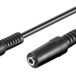 GOOBAY προέκταση καλωδίου ήχου 3.5mm 50431, 3-pin, 2m, μαύρο - 4040849504310