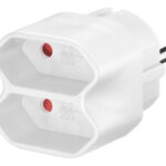 GOOBAY αντάπτορας ρεύματος 51000, 2x Euro, 230V 2.5A, λευκός - 4040849510007