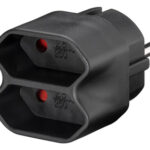 GOOBAY αντάπτορας ρεύματος 51002, 2x Euro, 230V 2.5A, μαύρος - 4040849510021