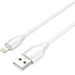 LDNIO καλώδιο Lightning σε USB LS371, 2.1A, 1m, λευκό - 5210131073445