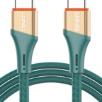 LDNIO καλώδιο USB-C σε USB-C LC631C, 65W PD, 1m, πράσινο -