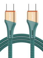 LDNIO καλώδιο USB-C σε USB-C LC631C, 65W PD, 1m, πράσινο -
