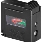 GOOBAY battery tester 54020, για AAA/AA/C/D/9V/N, μαύρο - 4040849540202