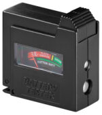 GOOBAY battery tester 54020, για AAA/AA/C/D/9V/N, μαύρο - 4040849540202