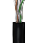 GOOBAY καλώδιο δικτύου 57293, CAT 6 U/UTP, CCA, έως 50m, 100m, μαύρο - 4040849572937