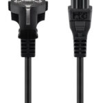 GOOBAY καλώδιο τροφοδοσίας 57846, 0.75mm², 1m, μαύρο - 4040849578465