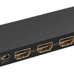GOOBAY HDMI splitter 58483, 4 σε 1, 4K/60Hz, μαύρο - 4040849584831