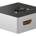 GOOBAY HDMI switch 58486, 2-in σε 1-out, 4K/60Hz, μαύρο - 4040849584862