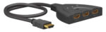 GOOBAY HDMI switch 58487, 3-in σε 1-out, 4K/30Hz, μαύρο - 4040849584879