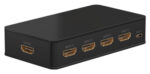 GOOBAY HDMI switch 58489 με τηλεχειριστήριο, 4 σε 1, 4K/60Hz, μαύρο - 4040849584893