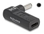 DELOCK αντάπτορας τροφοδοσίας laptop 60007, USB-C σε Dell 4.5x3mm, μαύρος - 4043619600076