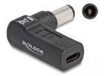 DELOCK αντάπτορας τροφοδοσίας laptop 60008, USB-C σε Dell 7.4x5mm, μαύρος - 4043619600083 - Image 2