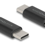 DELOCK αντάπτορας USB-C 60034, αρσενικό σε θηλυκό, 10Gbps, μαύρος - 4043619600342