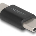 DELOCK αντάπτορας USB-C 60035, αρσενικό σε αρσενικό, 10Gbps, μαύρος - 4043619600359