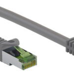 GOOBAY καλώδιο δικτύου 61120, CAT 8.1 S/FTP, copper, LSZH, 10m, γκρι - 4040849611209
