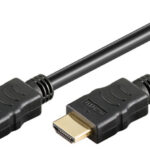 GOOBAY καλώδιο HDMI 2.0 61150 με Ethernet, 4K/60Hz, 18 Gbps, 1m, μαύρο - 4040849611506