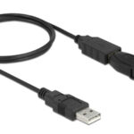 DELOCK αντάπτορας USB σε RS-232 DB9 61506 με καλώδιο USB, 0.8m, μαύρο - 4043619615063