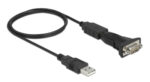 DELOCK αντάπτορας USB σε RS-232 DB9 61506 με καλώδιο USB, 0.8m, μαύρο - 4043619615063