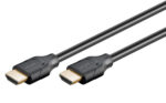 GOOBAY καλώδιο HDMI 2.1 61637, Ethernet ARC 8K/60Hz 48 Gbps, 0.5m, μαύρο - 4040849616372