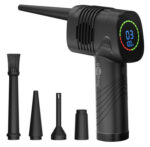 GOOBAY ηλεκτρικό air duster 61667, LED οθόνη, 46.8W, 2000mAh, μαύρο - 4040849616679