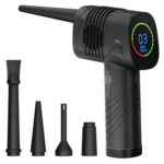 GOOBAY ηλεκτρικό air duster 61667, LED οθόνη, 46.8W, 2000mAh, μαύρο - 4040849616679