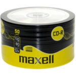 MAXELL CD-R 700ΜΒ/80min, 52x speed, spindle pack 50τμχ - 4902580504816