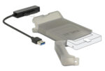 DELOCK αντάπτορας USB σε SATA 62742 με θήκη για 2.5" HDD/SSD, 6Gbps - 4043619627424