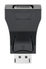 GOOBAY αντάπτορας DisplayPort σε VGA 63489, gold-plated, μαύρος - 4040849634895