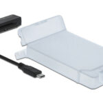 DELOCK αντάπτορας USB-C σε SATA 64084 με θήκη για 2.5" HDD/SSD, 6Gbps - 4043619640843
