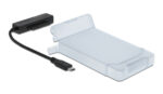 DELOCK αντάπτορας USB-C σε SATA 64084 με θήκη για 2.5" HDD/SSD, 6Gbps - 4043619640843