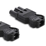 DELOCK σύνδεσμος εγκατάστασης 3-pole 64147, GST 18/3 set, μαύρος - 4043619641475
