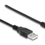 DELOCK καλώδιο USB 64184 με ελεύθερα άκρα, 28 AWG, 1m, μαύρο - 4043619641840