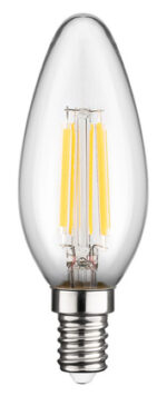 GOOBAY LED λάμπα candle 65393, E14, Filament, 6W, 2700K, 1055lm - 4040849653933