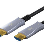 GOOBAY καλώδιο HDMI 2.1 65558 με Ethernet, AOC, 8K/60Hz, 48 Gbps, 10m, μαύρο - 4040849655586