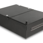DELOCK κυτίο ένωσης 4 θυρών 66235 για Keystone modules, μαύρο - 4043619662357